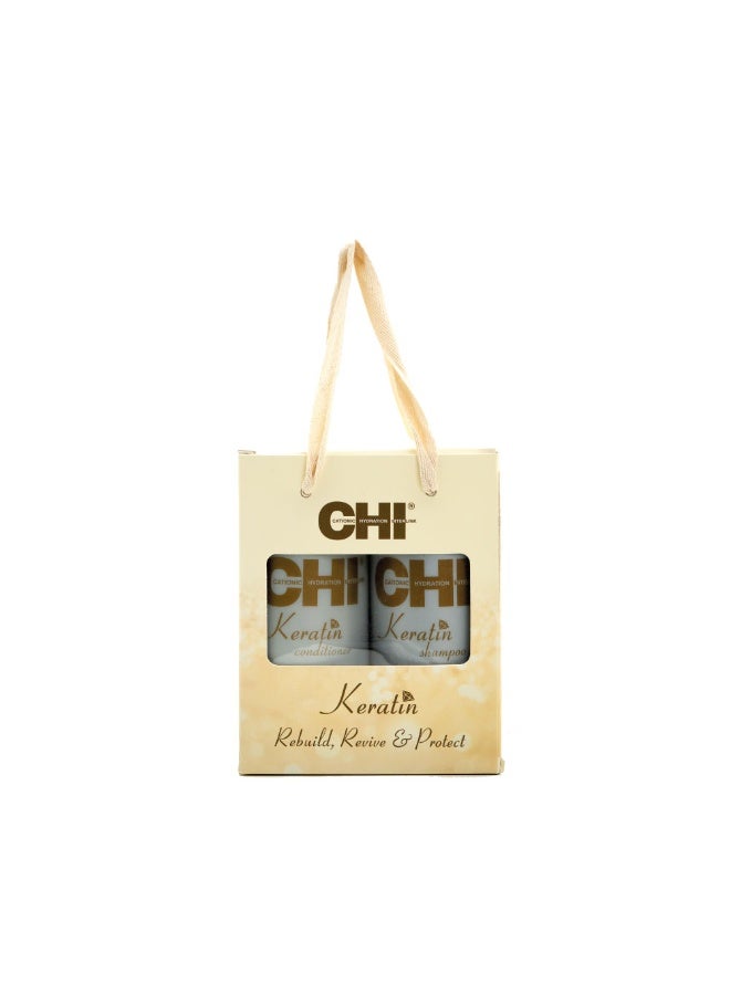 CHI Kit Keratin (Shampoo - Conditioner ) - Image 1